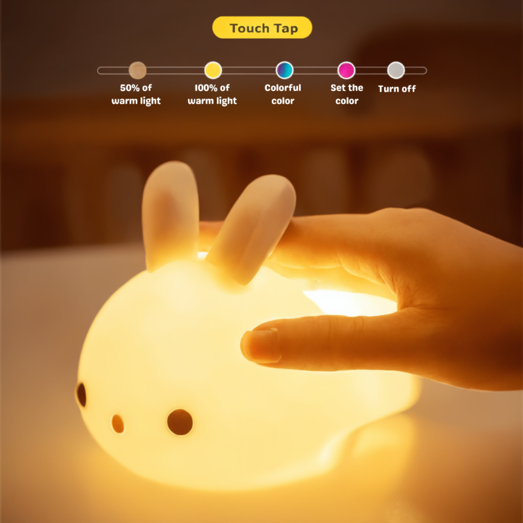 Lámpara de noche RGB Bunny