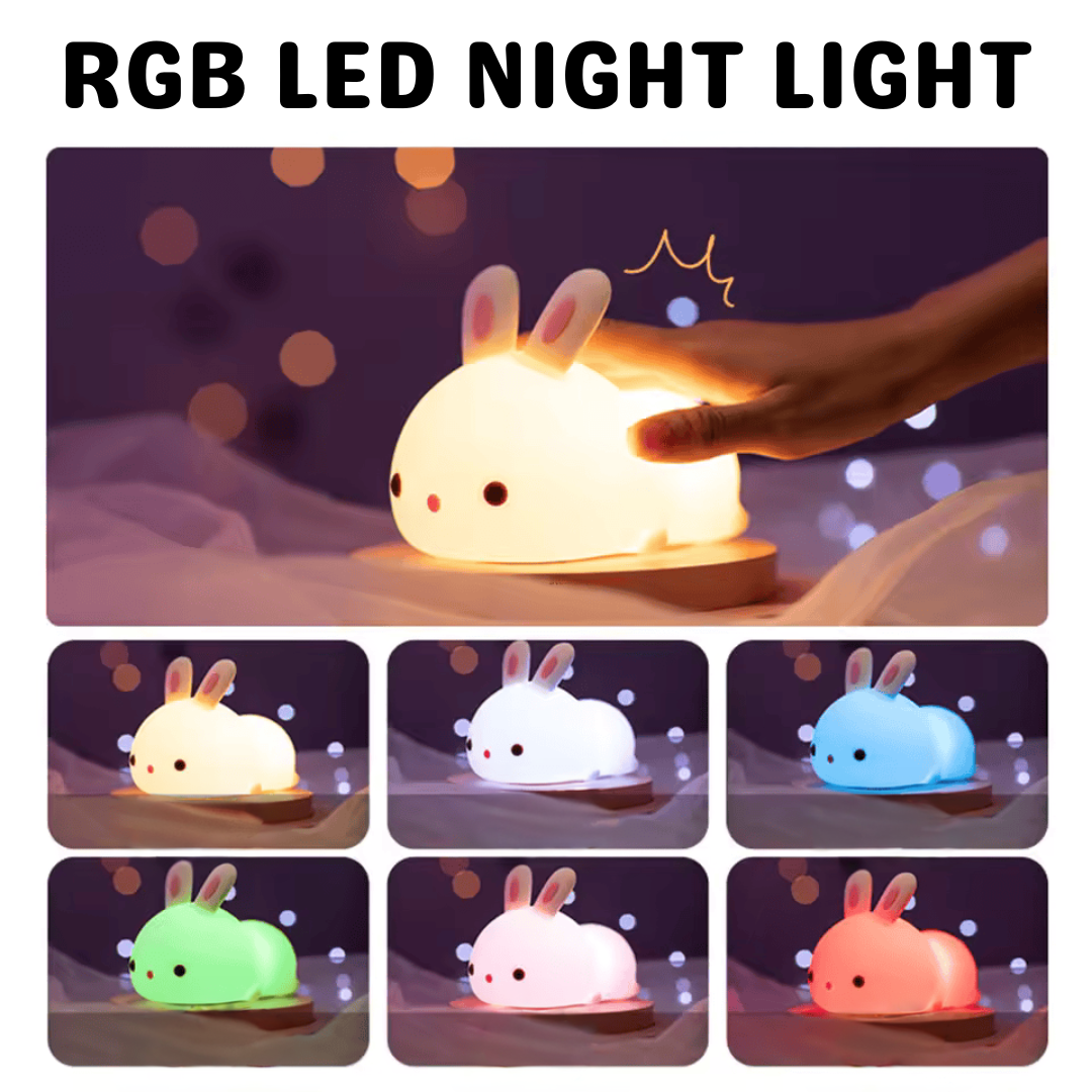 Lámpara de noche RGB Bunny